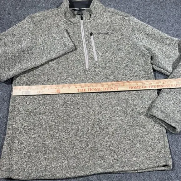 Eddie Bauer Radiator Fleece Quarter Zip Pullover Sweater Men’s Large - Picture 5 of 6